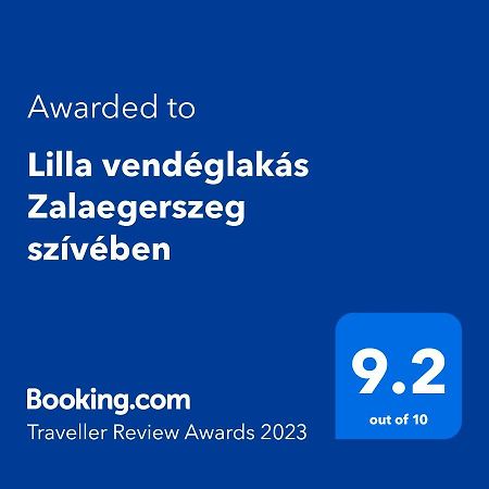 Lilla Vendeglakas Zalaegerszeg Sziveben 아파트 외부 사진